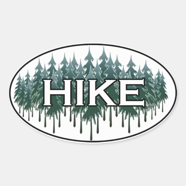 Sticker Ovale Logo HIKE Oval (Devant)