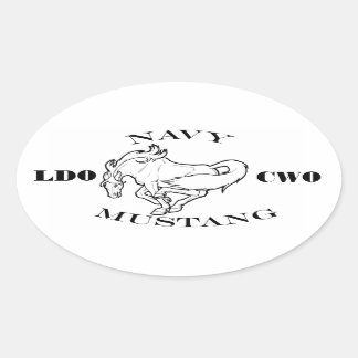 Sticker Ovale Logo LDO/CWO de la Marine