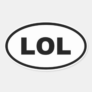 STICKER OVALE LOL