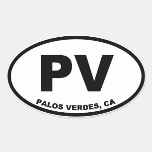 Sticker Ovale L'ovale PV Palos Verdes