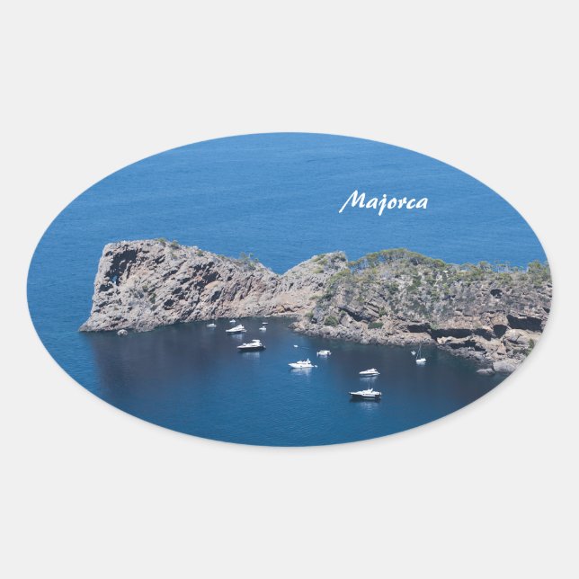 Sticker Ovale Majorque (Devant)