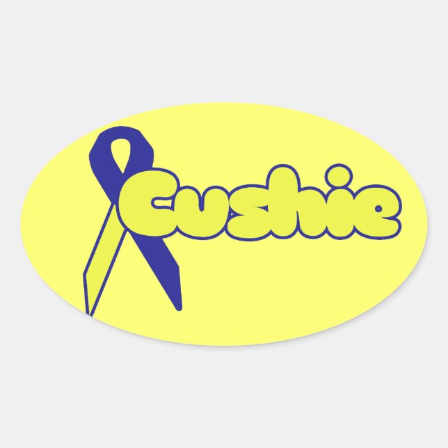 Sticker Ovale Maladie des coussins (Devant)