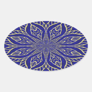 Sticker Ovale Mandala