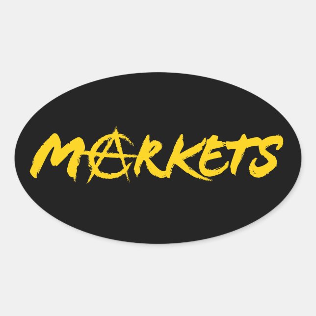 Sticker Ovale Marchés (Devant)