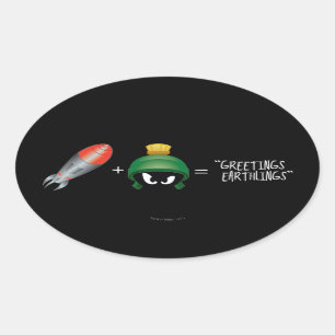 Sticker Ovale MARVIN L'équation Emoji MARTIAN™