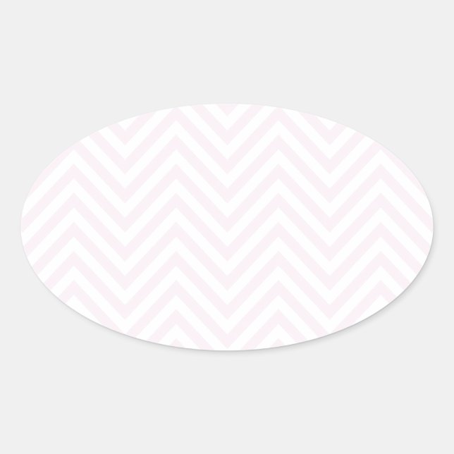 Sticker Ovale Matrice de ZigZag (Devant)
