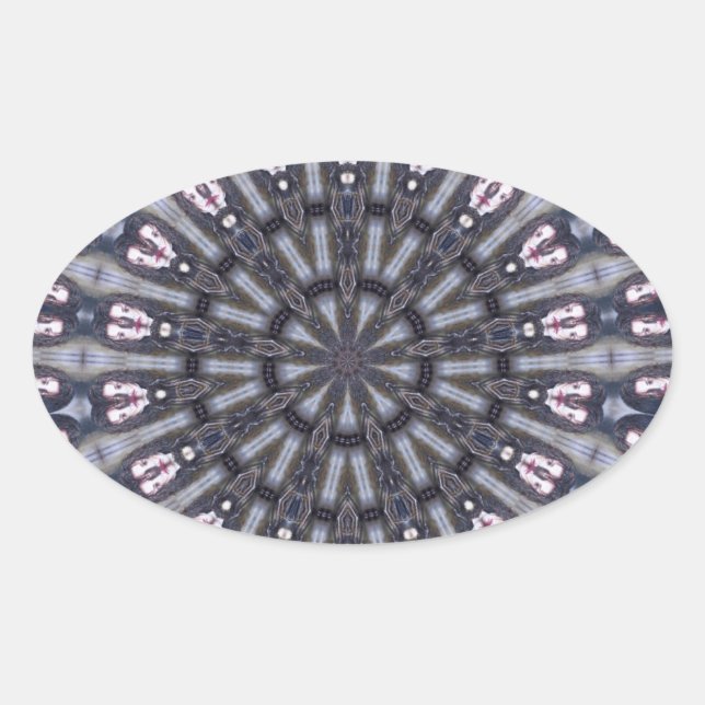 STICKER OVALE MÉMOIRES MYSTIQUES 2 (Devant)