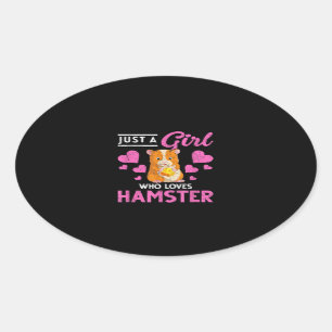Sticker Ovale Mignonne Animal Animaux Animaux Maman Femmes Fille