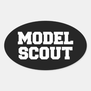 STICKER OVALE MODÈLE DE SCOUT