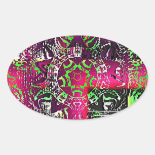 Sticker Ovale Mon Nom N'Est Pas Donna