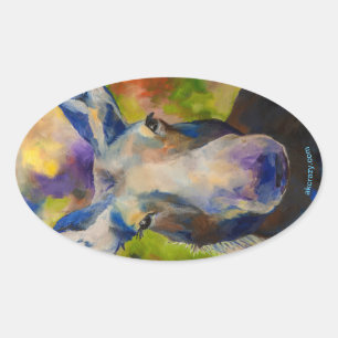 Sticker Ovale Moosey Moose