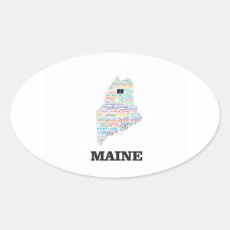STICKER OVALE MOT ÉTAT