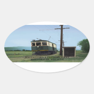 Sticker Ovale Moteur de transport ferroviaire H&F #5