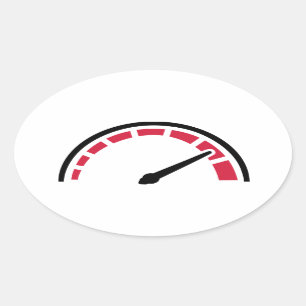 Sticker Ovale Moto Speedo