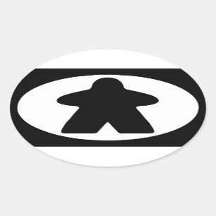 Sticker Ovale Nation de Meeple