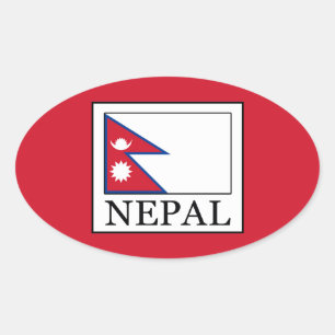 Sticker Ovale Népal