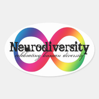 Sticker Ovale Neurodiversité
