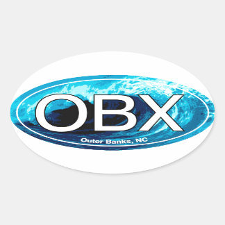 Sticker Ovale OBX Banques extérieures Vont Ovale