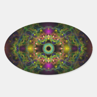 Sticker Ovale OEil de Dieu - Vesica Piscis