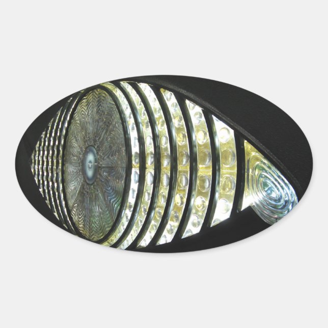 Sticker Ovale Oeil de Shinjuku 新 宿 の 目 (Devant)