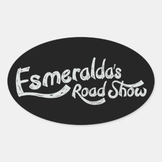 Sticker ovale officiel du Roadshow d'Esmeralda