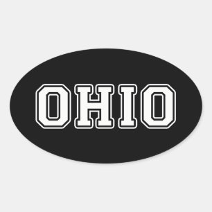 Sticker Ovale Ohio