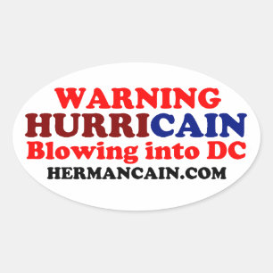 Sticker Ovale Ovale de Hurricain