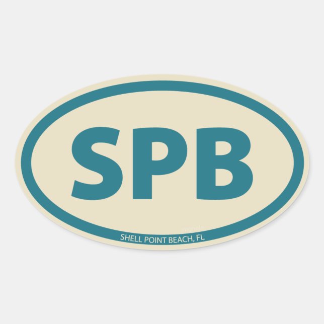 Sticker Ovale Ovale SPB (Devant)