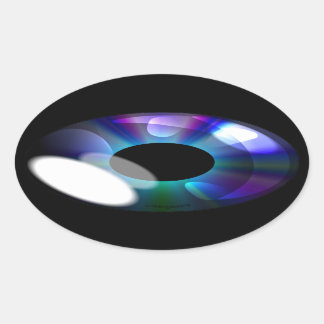 Sticker Ovale Ovales brillants oculaires