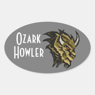 Sticker Ovale Ozark Howler