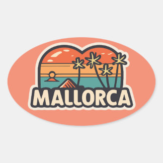 Sticker Ovale Palma de Majorque