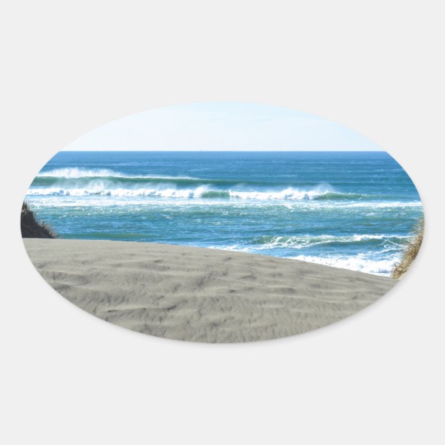 Sticker Ovale Papillon (Devant)