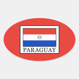 Sticker Ovale Paraguay