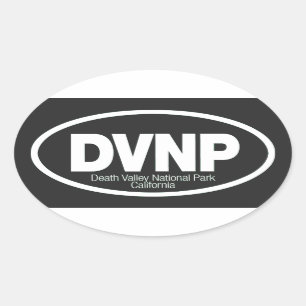 Sticker Ovale Parc national de Death Valley