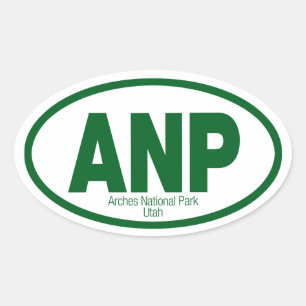Sticker Ovale Parc national des Arches
