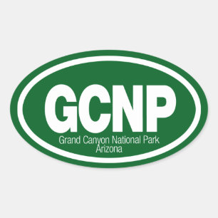Sticker Ovale Parc national du Grand Canyon
