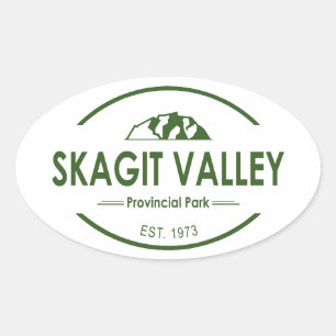 Sticker Ovale Parc provincial de Skagit Valley