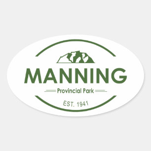 Sticker Ovale Parc provincial Manning