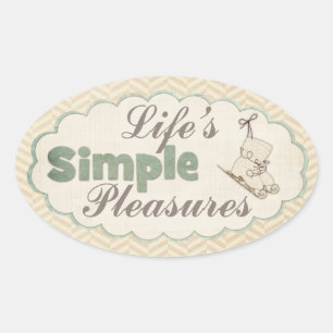 Sticker Ovale Patins à glace vintage hiver citation plaisirs sim