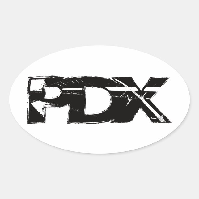 Sticker Ovale PDX Fremont (Devant)