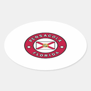 Sticker Ovale Pensacola Floride