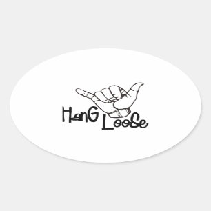 Sticker Ovale Perdre la main