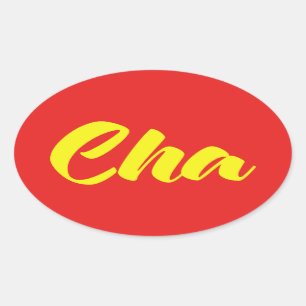 Sticker Ovale Père Vietnamien - Cha ~ Tiêt Viêt