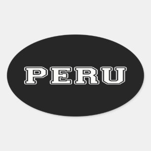 Sticker Ovale Pérou