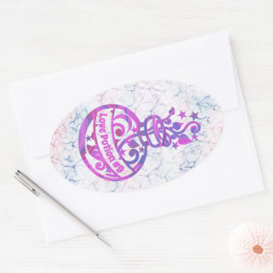 Sticker Ovale Personnaliser votre bouteille de potion Oval Stick