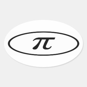 Sticker Ovale Pi