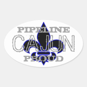 Sticker Ovale Pipeline Cajun