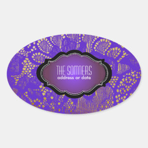 Sticker Ovale PixDezines couleur vintage/do-it-yourself couleur