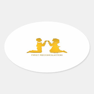 Sticker Ovale Première réconciliation