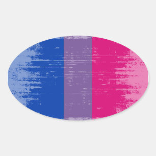 Sticker Ovale Pride bisexuelle vintage.png